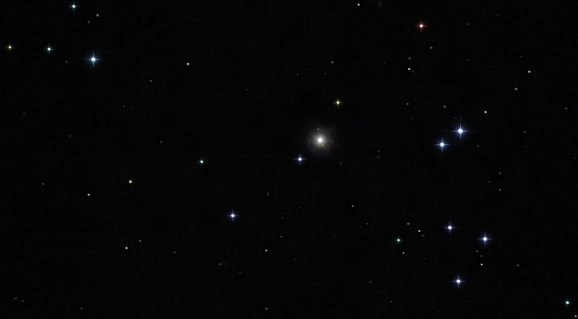 NGC 3928; galaxia espiral enana.